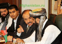 ملاقات رئیس مشرانو جرگه افغانستان با رئیس شورای فدراسیون روسیه