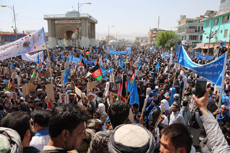 مارش‌های گستردۀ سیاسی- مردمی در شرق و شمال افغانستان