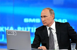گفتگوی مفصل پوتین با مردم روسیه